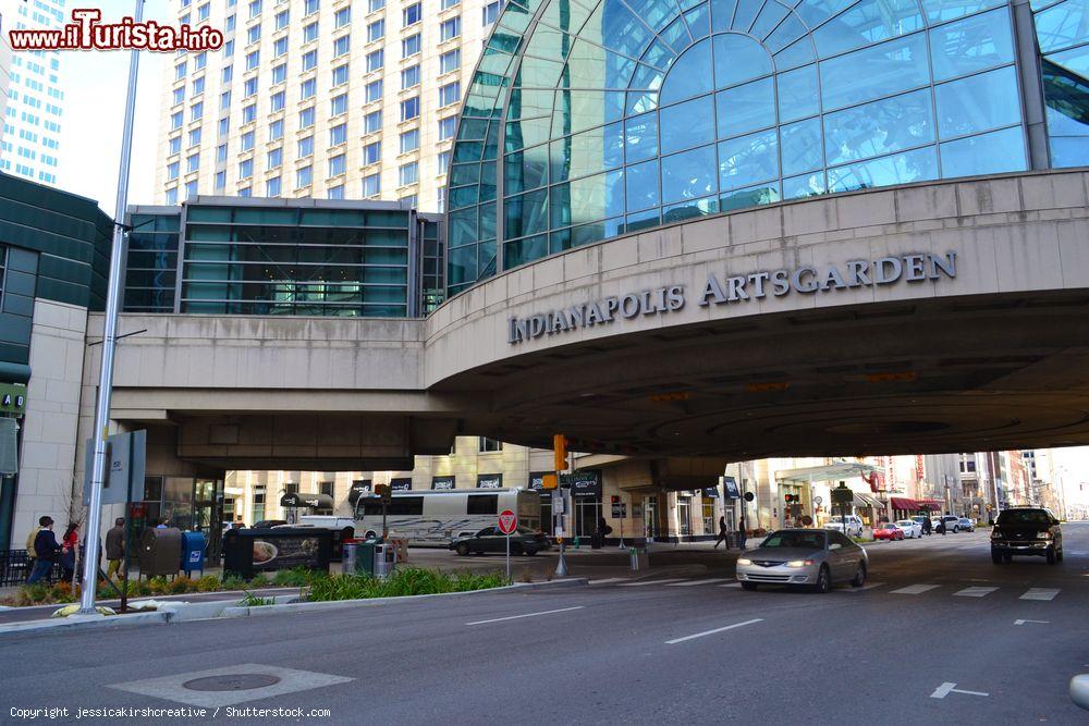 Immagine L'Indianapolis Artsgarden al Circle Centre Mall di Indianapolis, Indiana. Qui ogni anno si svolgono più di 300 spettacoli - © jessicakirshcreative / Shutterstock.com