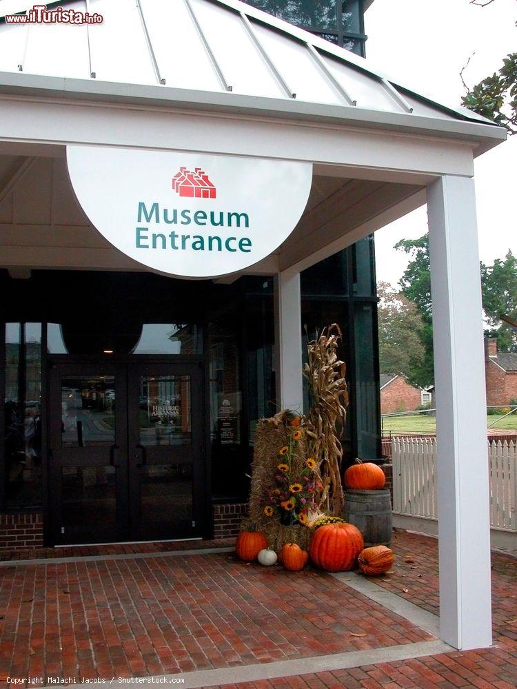 Immagine Ingresso dell'Historic Arkansas Museum di Little Rock, USA. Chiamato anche HAM, questo spazio museale gratuito si concentra principalmente sul periodo della frontiera - © Malachi Jacobs / Shutterstock.com