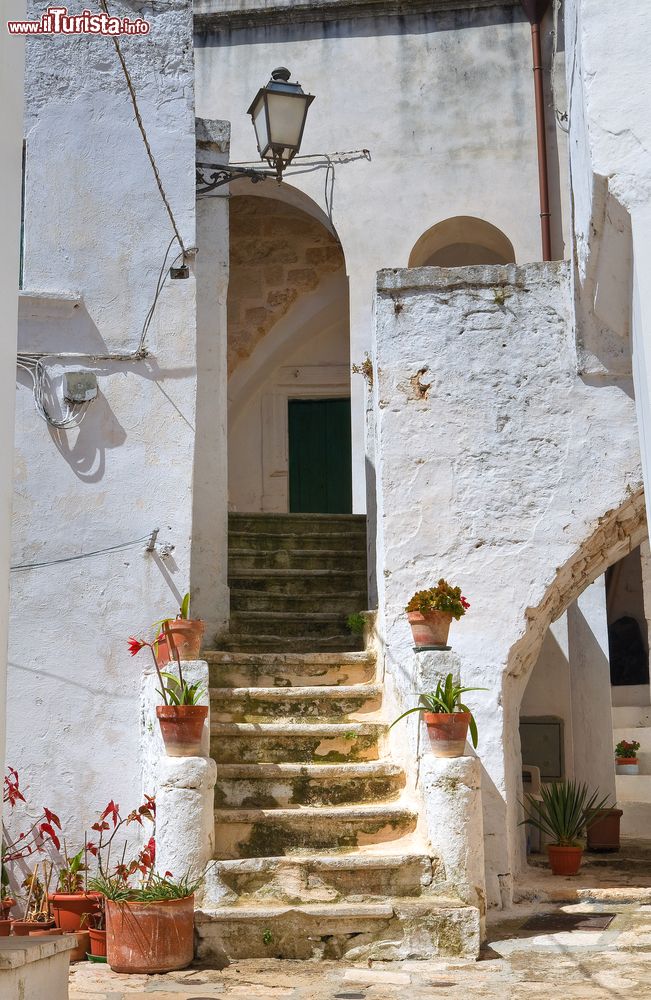 Immagine Ingresso di una casa storica nel borgo di Ceglie Messapica, Puglia.