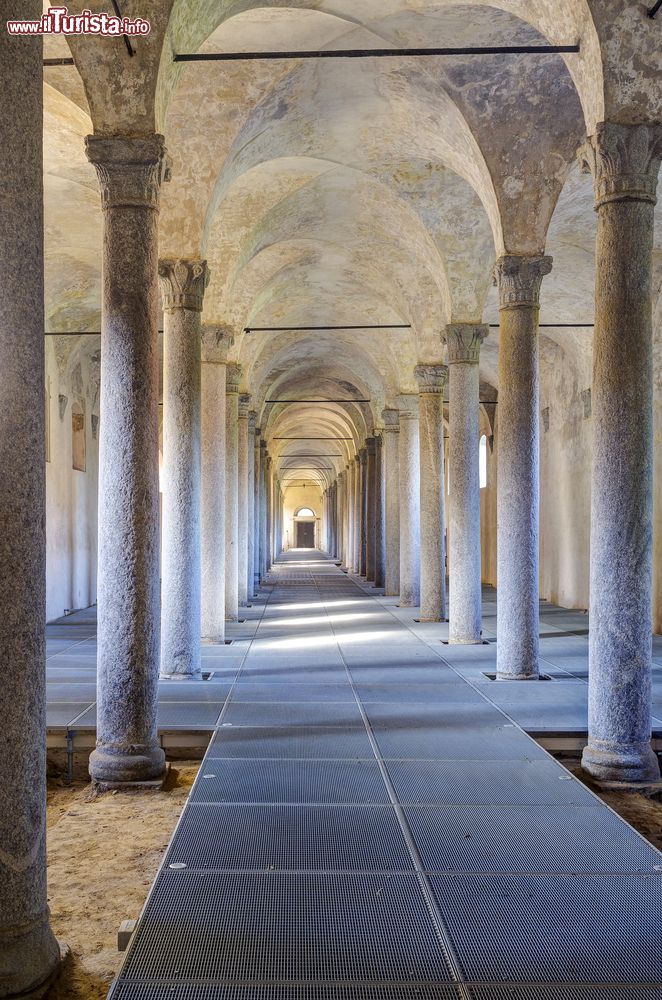 Immagine Interno delle scuderie disegnate da Leonardo da Vinci: siamo a Vigevano