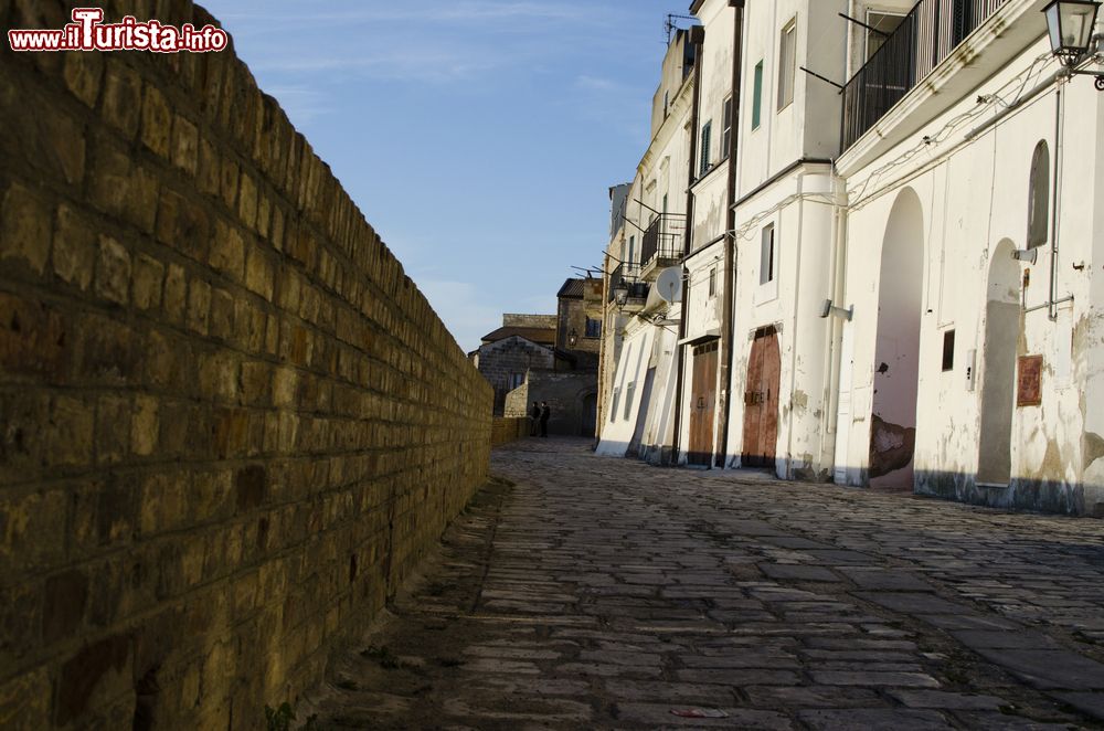 Immagine Irsina, provincia di Matera, Basilicata: uno scorcio del centro storico con i suoi vicoli pavimentati e i palazzi antichi.