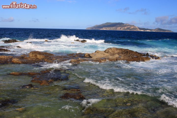 Immagine Isola di Favignana, Sicilia. Quest'isola dell'arcipelago delle Egadi ha una superficie di circa 19 km quadrati e una costa frastagliata e ricca di cavità e di grotte che si sviluppa per oltre 30 km - © francesco de marco / Shutterstock.com