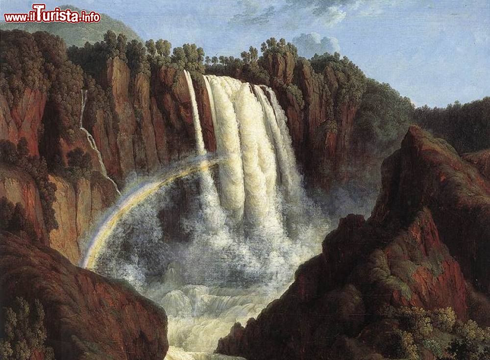 Immagine Jacob Philipp Hackert, le Cascate di Terni, dipinto del 1779 - © Jakob Philipp Hackert -  Wikipedia