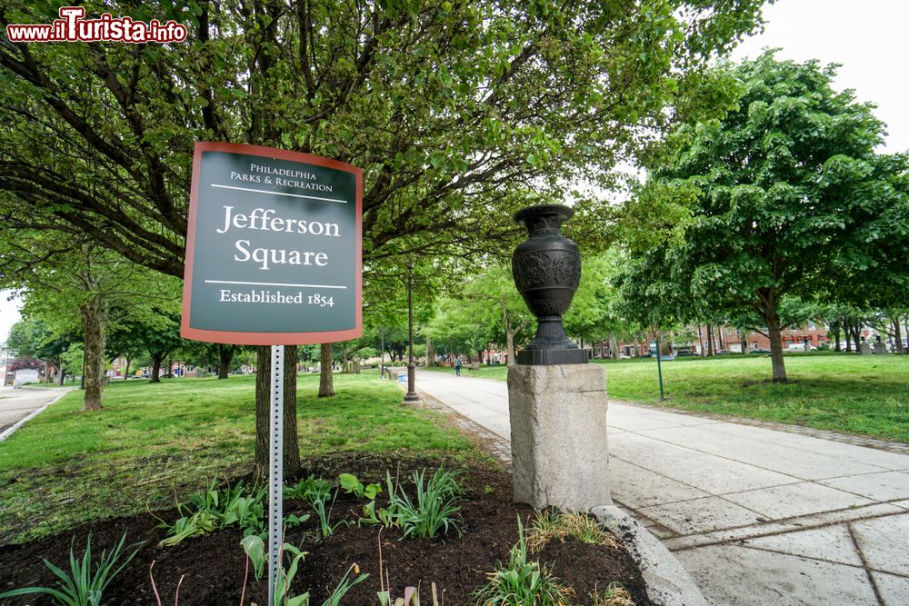 Immagine Jefferson Square Park a Philadelphia, Pennsylvania (USA).