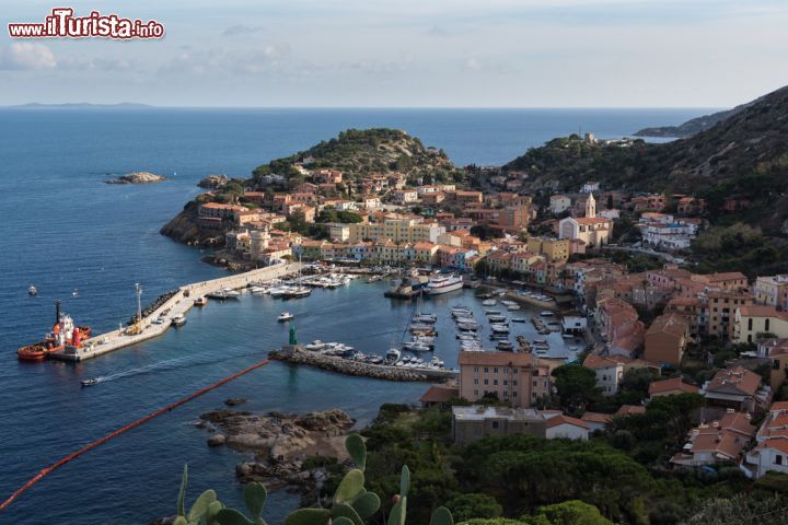 Immagine La baia di Giglio Porto il punto di attracco dei traghetti sull'Isola - © Niccolo' Simoncini / Shutterstock.com