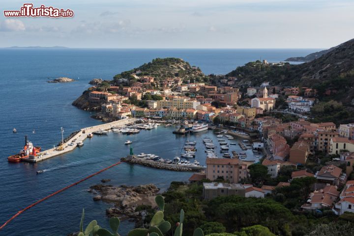 Immagine La baia di Giglio Porto il punto di attracco dei traghetti sull'Isola - © Niccolo' Simoncini / Shutterstock.com