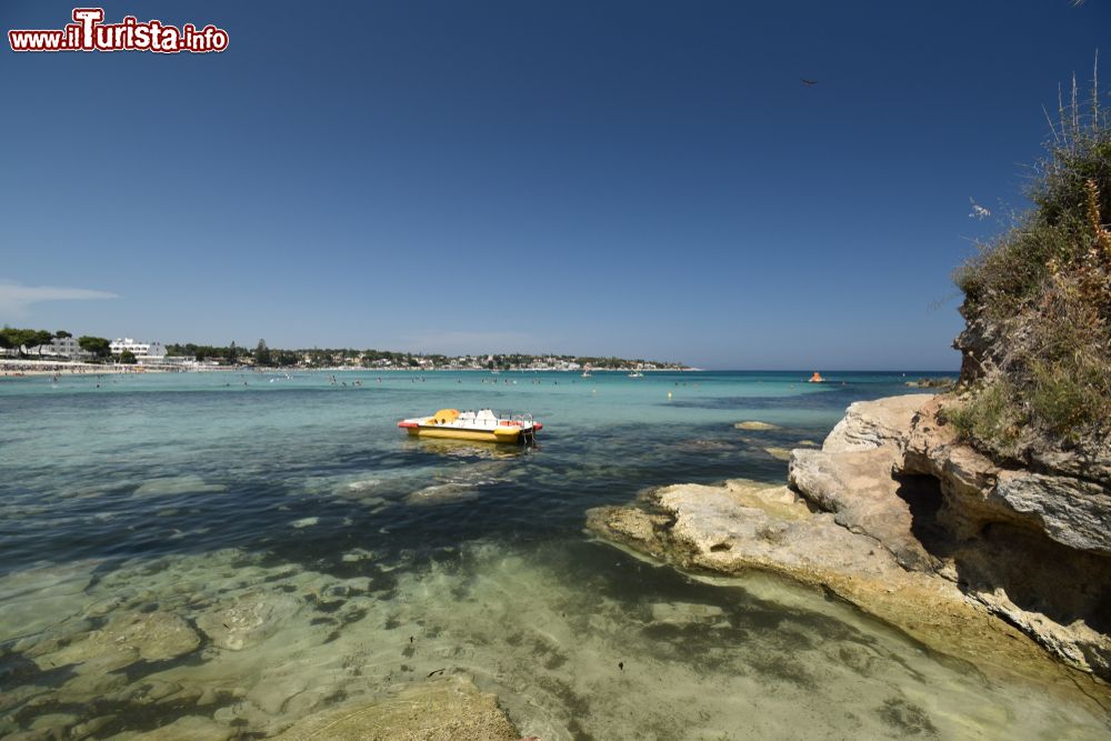 Immagine La bella spiaggia di Fontane Bianche a ridosso di Cassibile in Sicilia, provincia di Siracusa