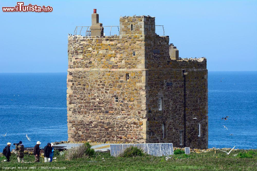 Immagine La cappella di Saint Cuthbert sulle isole Farne, Inghilterra. Un tempo questo arcipelago ospitava importanti siti monastici - © Attila JANDI / Shutterstock.com