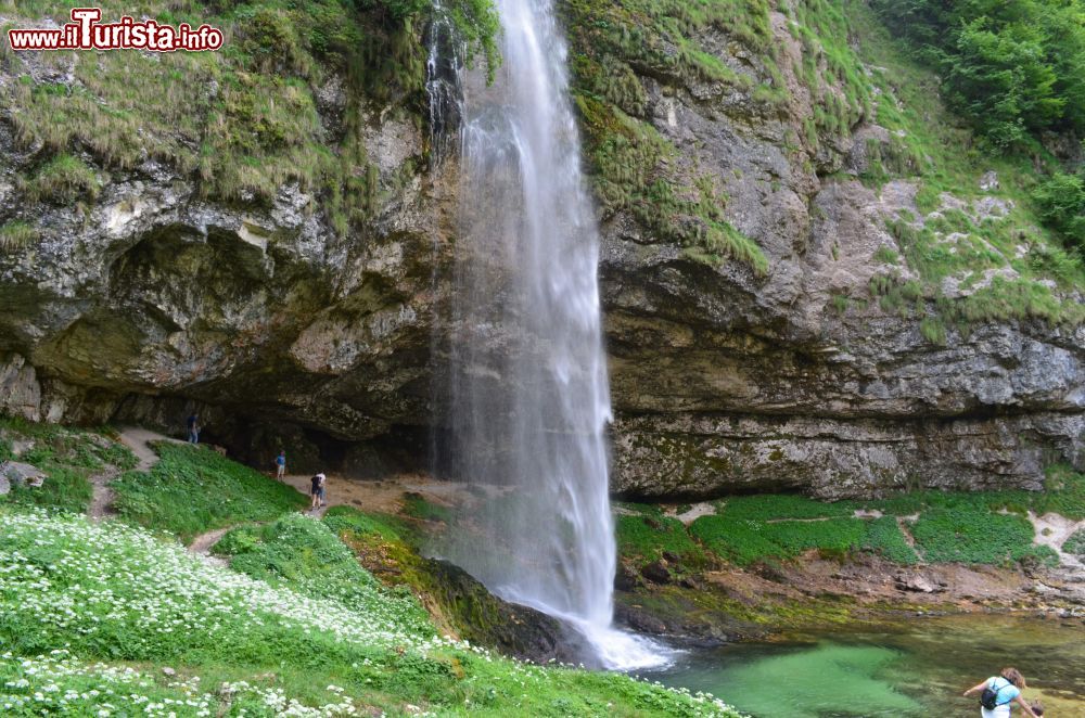 Immagine La spettacolare Cascata del Sole a Chiusaforte in Friuli Venezia GIulia