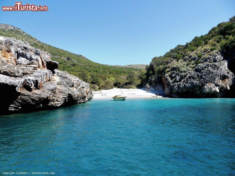 Immagine La celebre Cala Bianca di Marina di Camerota, eletta spiaggia più bella d'Italia nel 2013 da legambiente - © Lucamato / Shutterstock.com