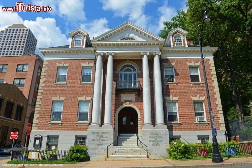 Immagine La Center Church House della First Church of Christ nella città di Hartford, Connecticut, USA - © Wangkun Jia / Shutterstock.com