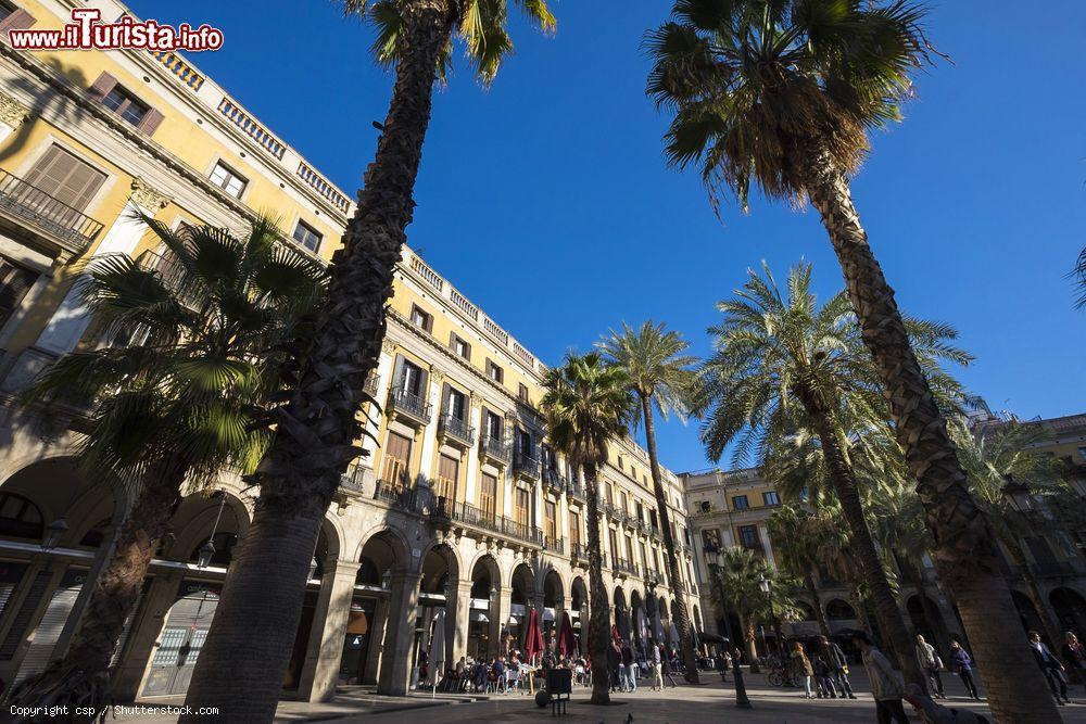 Immagine La centrale Plaza Real a Barcellona, siamo nel Barrio Gotico - © csp / Shutterstock.com