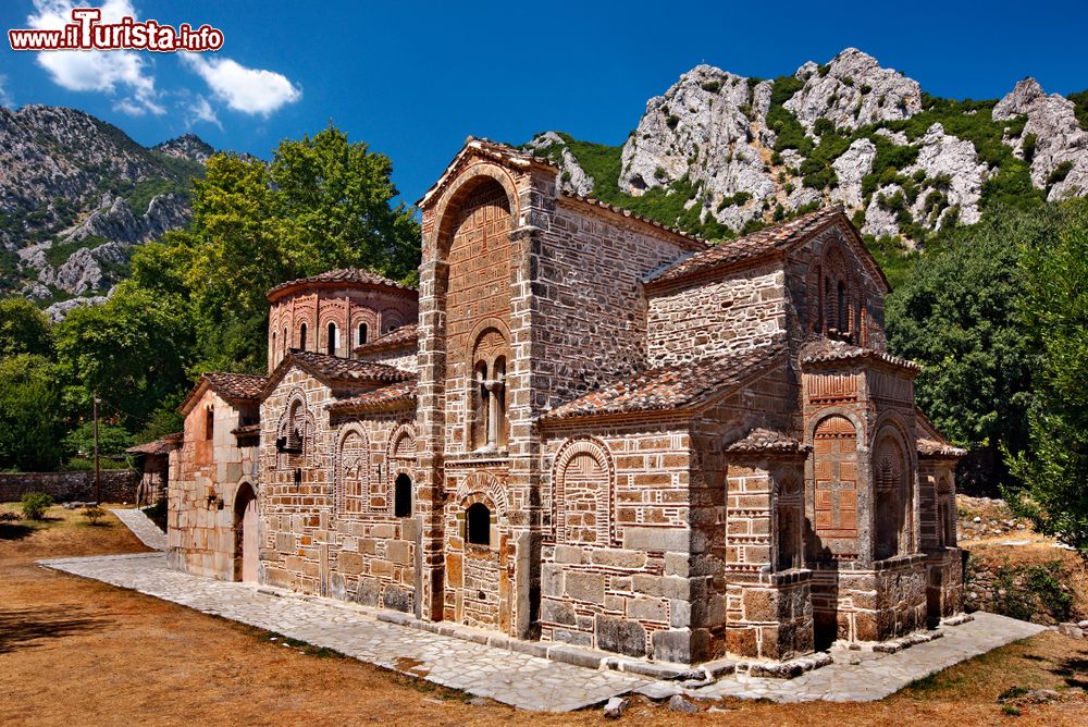 Immagine La chiesa bizantina di Porta Panagia vicino al fiume Portaikos in Tessaglia.