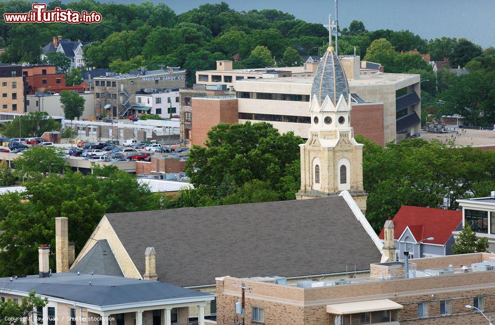 Immagine La chiesa cattolica di St. Patrick's nella città di Madison, Wisconsin (USA). Fa parte dei monumenti storici dal 1982 - © Jay Yuan / Shutterstock.com