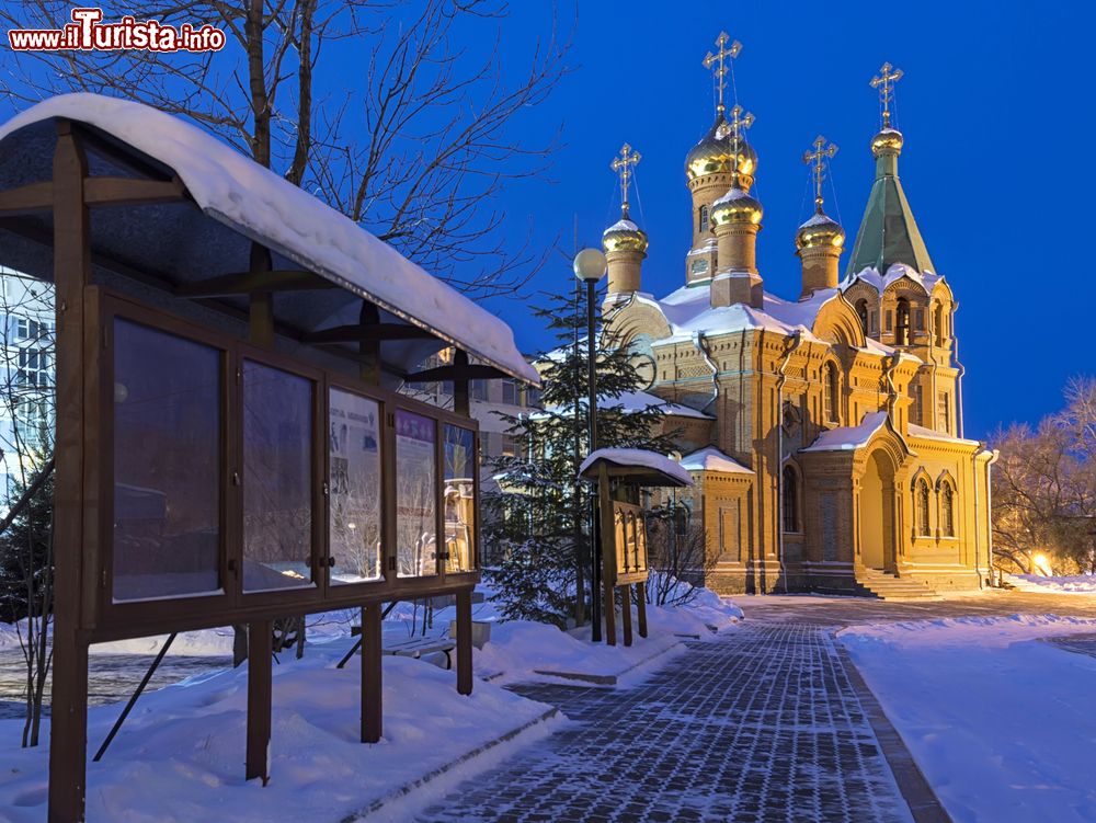 Immagine La Chiesa di San Innocenzo di Irkutsk a Chabarovsk, Russia orientale.