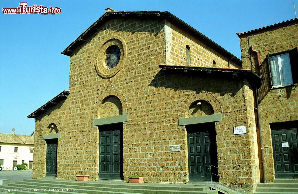 Immagine La Chiesa di Santa Maria Maggiore  a Cerveteri nel Lazio - © Attila JANDI / Shutterstock.com