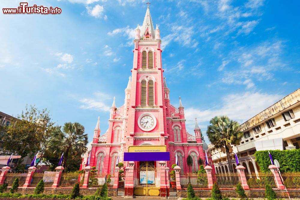 Immagine La chiesa di Tan Dinh a Ho Chi Minh City (ex Saigon), in Vietnam.