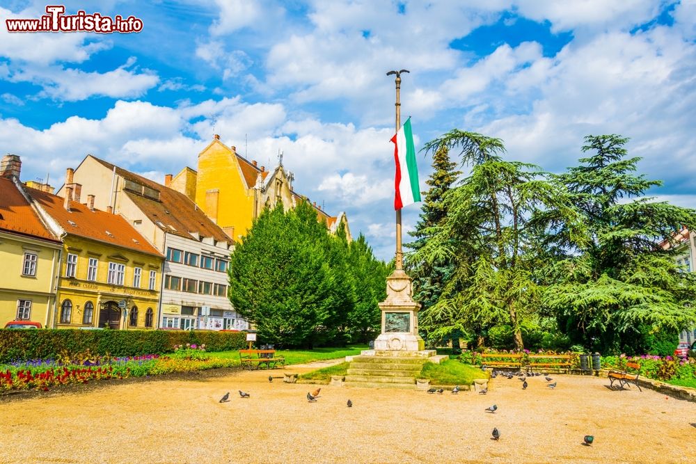 Immagine La chiesa dominicana in piazza Szechenyi a Sopron, Ungheria.