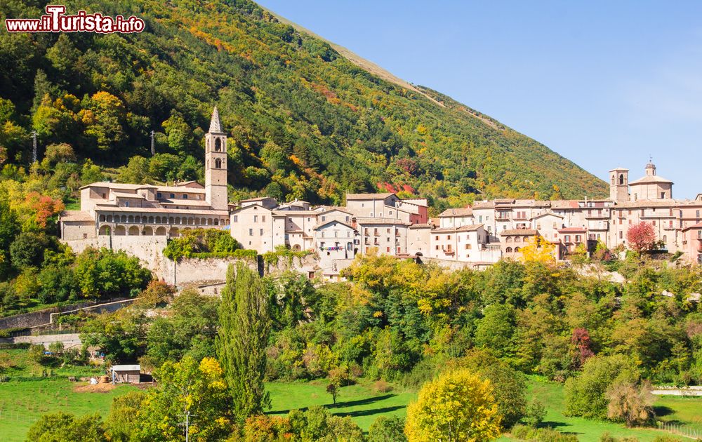 Immagine La cittadina di Leonessa vicino al Monte Terminillo nel Lazio