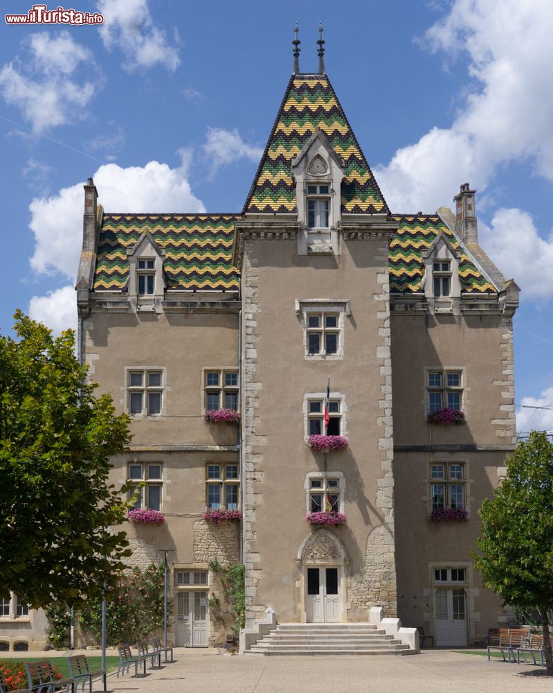 Immagine La cittadina di Meursault in Borgogna vicino a Beaune in Francia