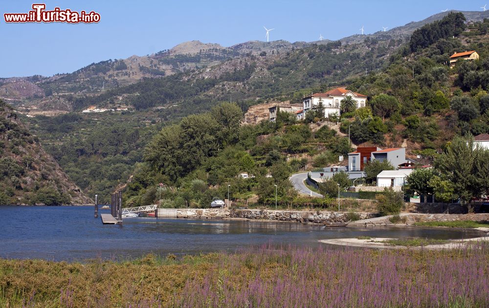 Immagine La cittadina di Porto de Rei nella valle del Douro, vicino a Resende, Portogallo.