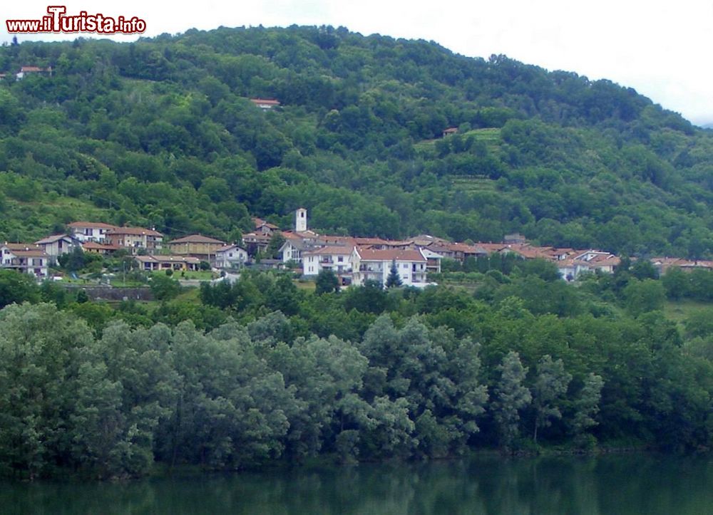 Immagine La cittadina di Vidracco fotografata dalla sponda del lago Gurzia