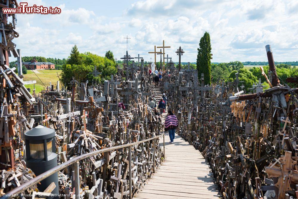 Immagine La Collina delle Croci (Kryziu kalnas) a Siauliai, Lituania. Si tratta di uno dei più importanti luoghi di pellegrinaggio del Baltico - © Volodymyr Baleha / Shutterstock.com