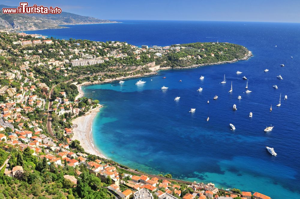 Immagine La costa di Roquebrune-Cap-Martin vista dal monte Gros sopra Monaco, Alpi Marittime (Francia).