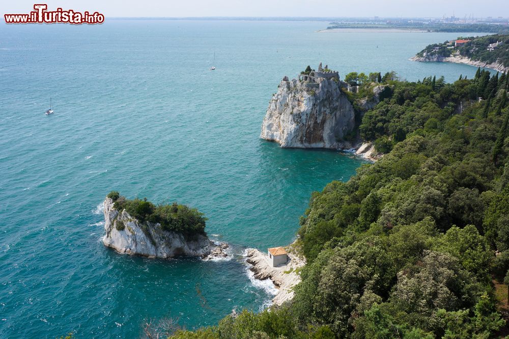 Immagine La costa rocciosa di Duino sul Mare Adriatico
