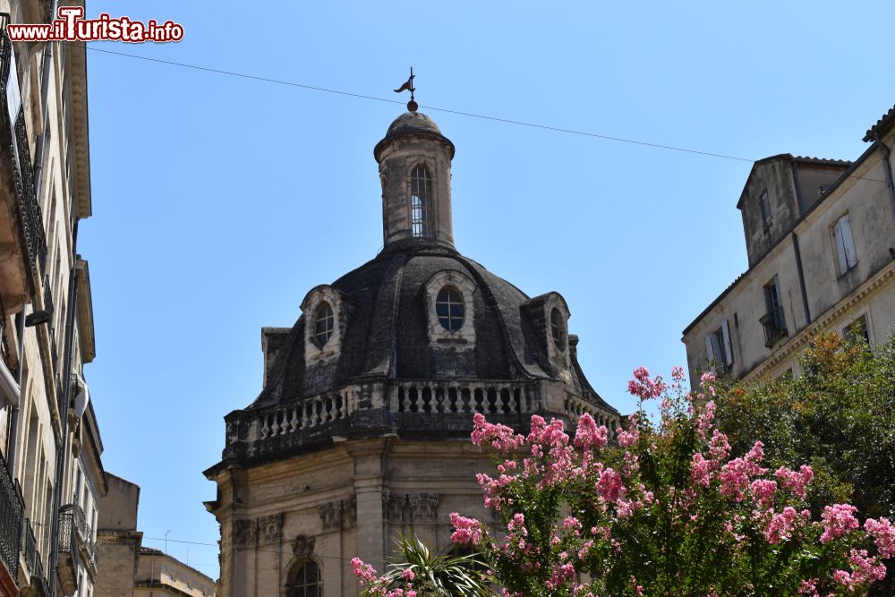 Immagine La cupola dell'Hotel Saint Cosmas a Montpellier, Occitania (Francia): l'edificio è stato costruito nel 1751 da Jean-Antoine Giral.