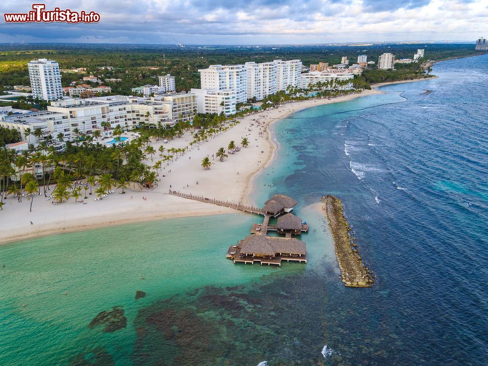 Immagine La destinazione balneare di Juan Dolio una delle spiagge nella Repubblica Dominicana