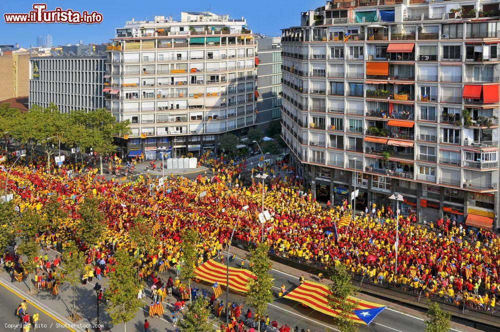 Immagine La Diada della Catalogna festeggiata a Barcellona. E' la giornata nazionale dell'identità catalana - © nito / Shutterstock.com