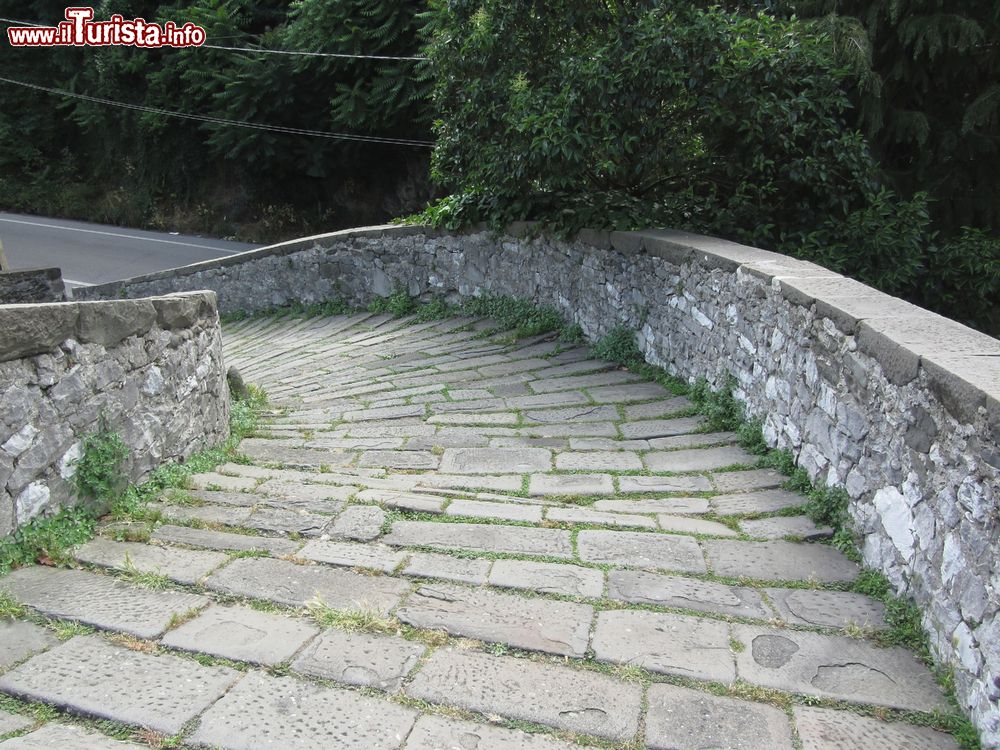 Immagine La discesa dal ponte del Diavolo di Borgo a Mozzano in Toscana