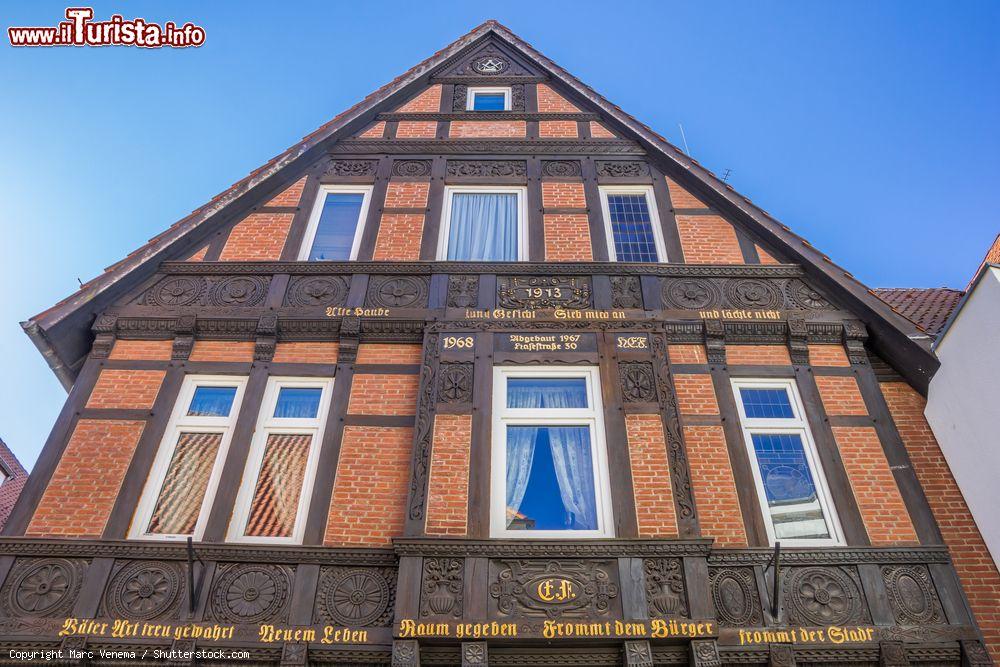 Immagine La facciata di una casa a graticcio a Osnabruck, Germania - © Marc Venema / Shutterstock.com