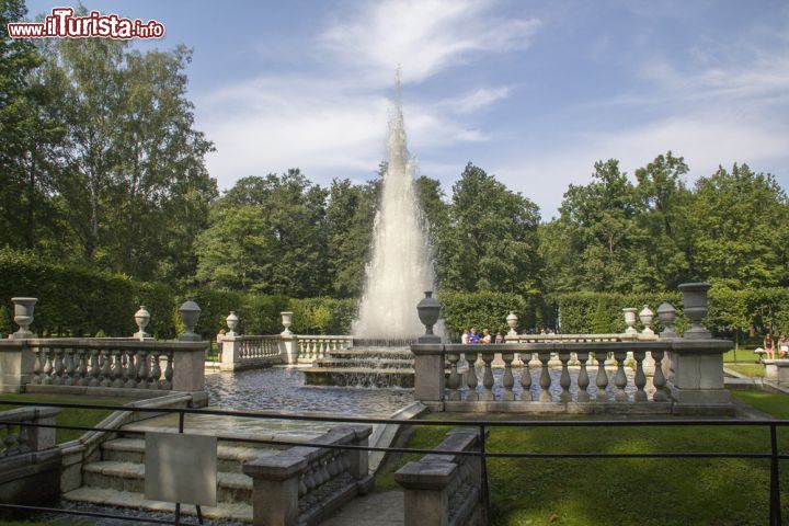 Immagine  La fontana Piramide nella città di Peterhof, Russia - © k45025 Rita K / Shutterstock.com