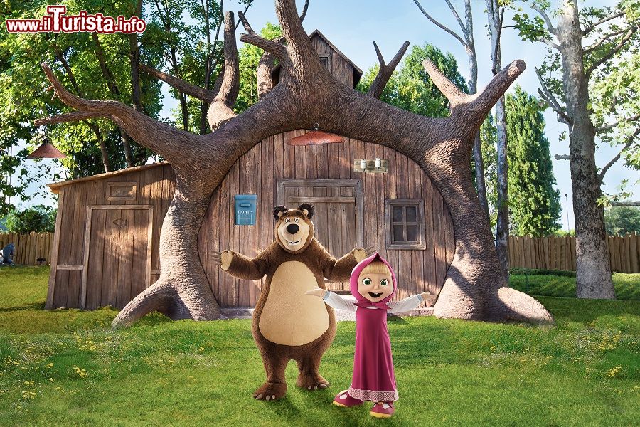 Immagine La Foresta di Masha e Orso a Leolandia in Lombardia
