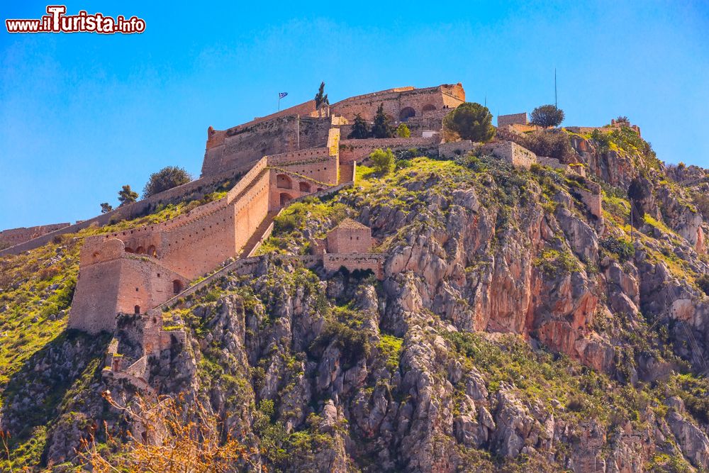 Immagine La Fortezza Palamidi ovvero il Castello Veneziano di Nauflio in Grecia, Peloponneso