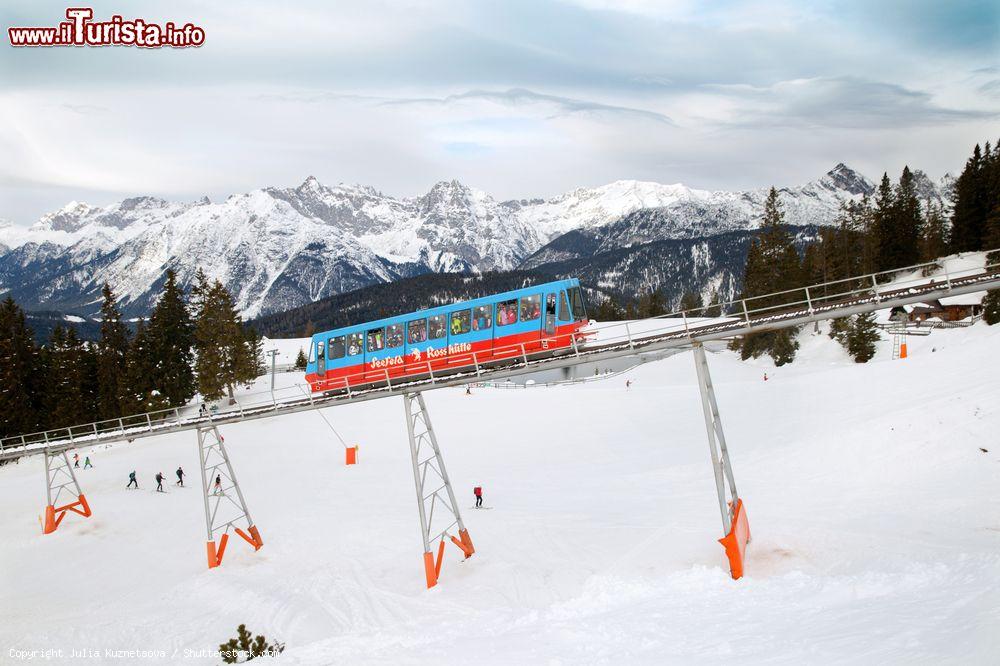 Immagine La funicoilare Standseil a Seefeld nel comprensorio Olympia ski in Austria - © Julia Kuznetsova / Shutterstock.com