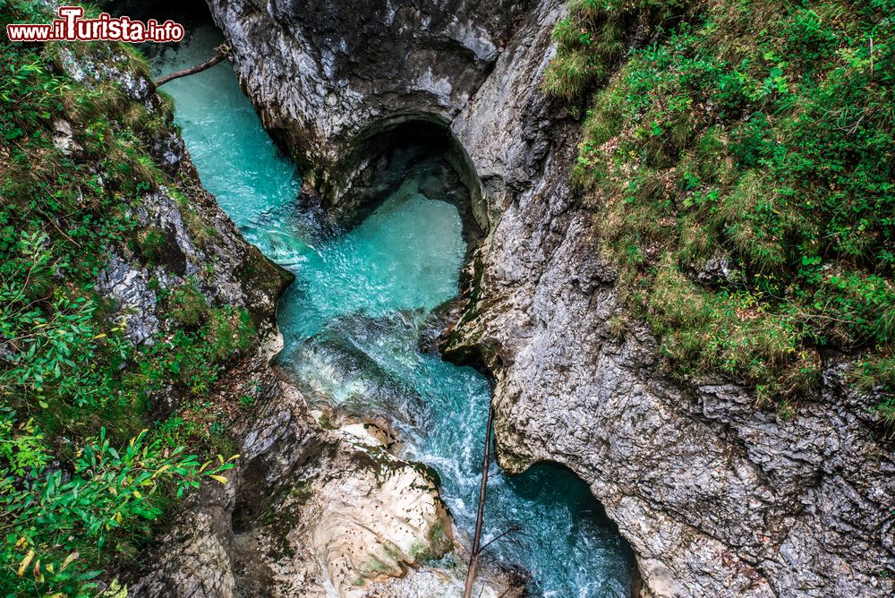 Immagine La gola Leutaschklamm detta anche la Gola degli Spiriti in Tirolo, Austria