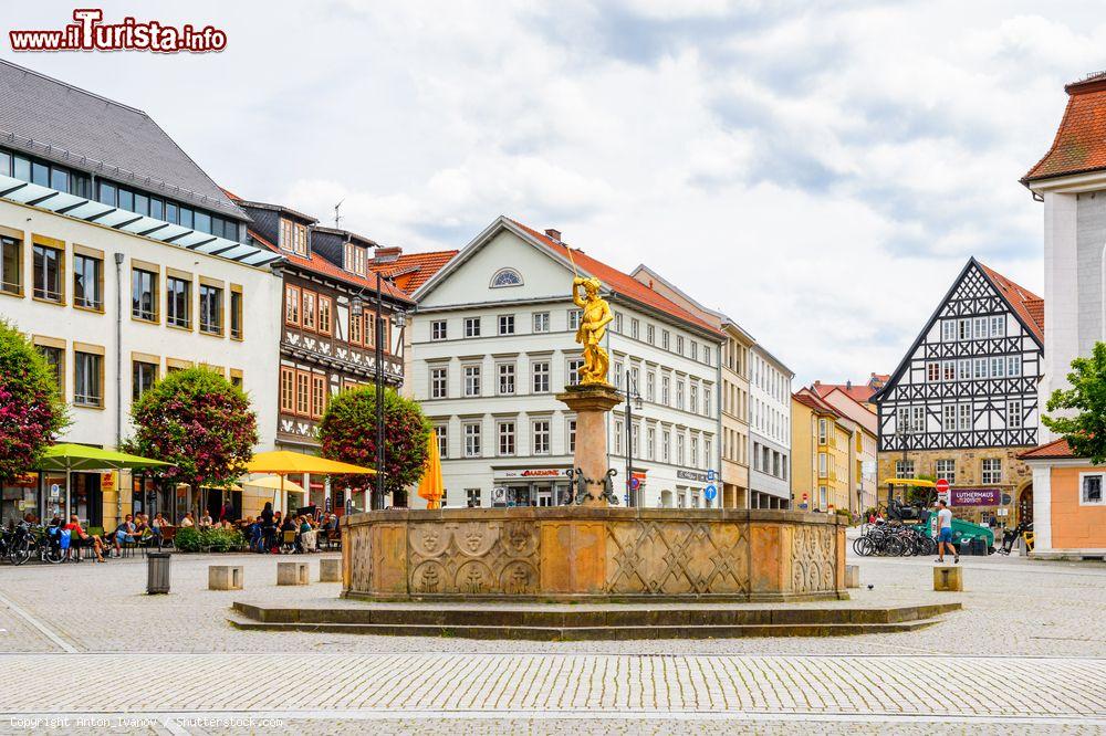 Immagine La piazza centrale di Eisenach, Turingia occidentale, Germania - © Anton_Ivanov / Shutterstock.com