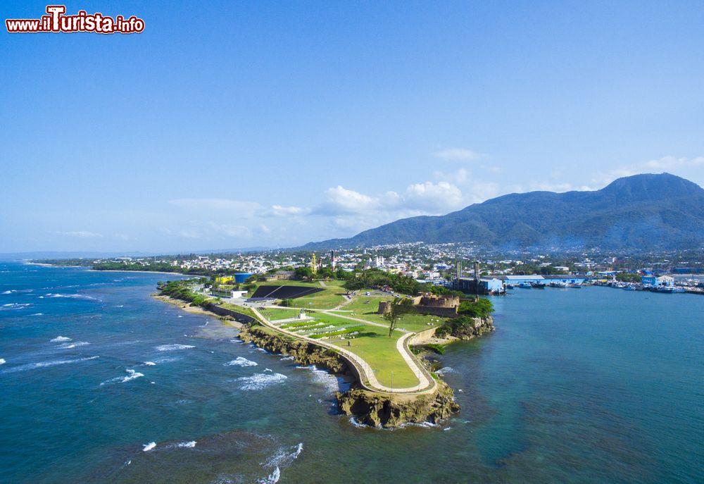 Immagine La Puntilla di Puerto Plata, Repubblica Dominicana, vista dall'alto.