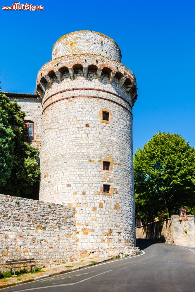 Immagine La Rocca di Trequanda, il Castello Cacciaconti in Toscana.