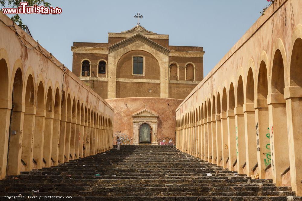 Immagine La Scalinata della Matrice una delle architetture piu spettacolari di Paterno in Sicilia - © Lev Levin / Shutterstock.com