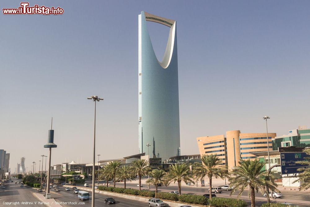 Immagine La skyline di Riyadh da una strada in una giornata nuvolosa (Arabia Saudita) - © Andrew V Marcus / Shutterstock.com