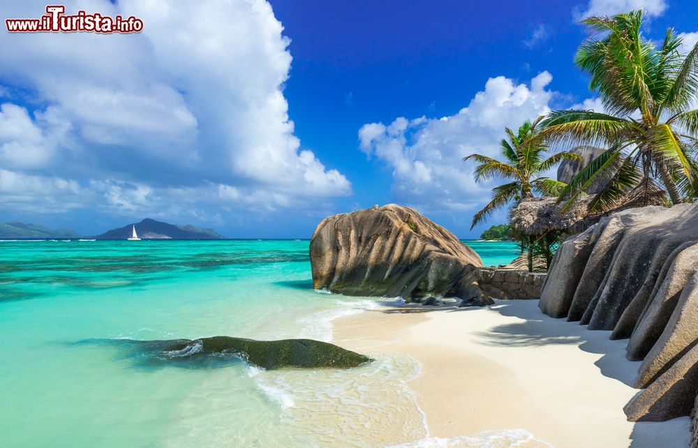 Immagine La spiaggia di Anse Source d'Argent sull'isola di La Digue, arcipelago delle Seychelles.