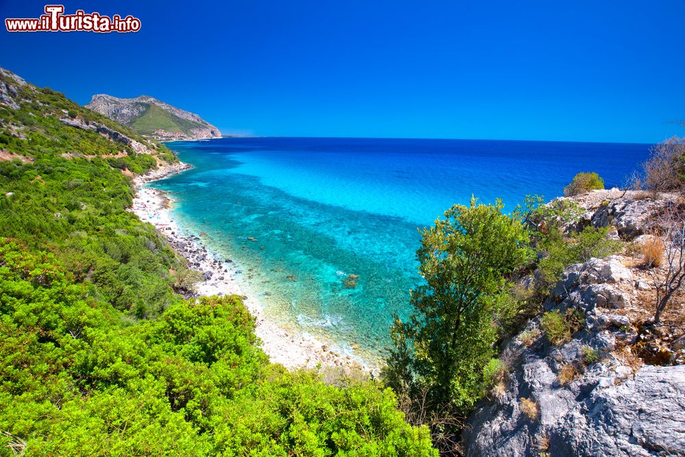 Immagine La spiaggia di Cala Fuili si trova lungo la costa di Cala Gonone in Sardegna