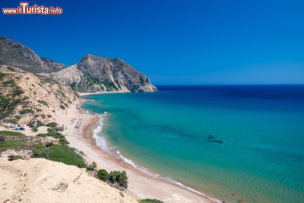 Immagine La spiaggia di Kavo Paradiso vicino a villaggio di Kefalos, Isola di Kos (Dodecaneso) in Grecia.