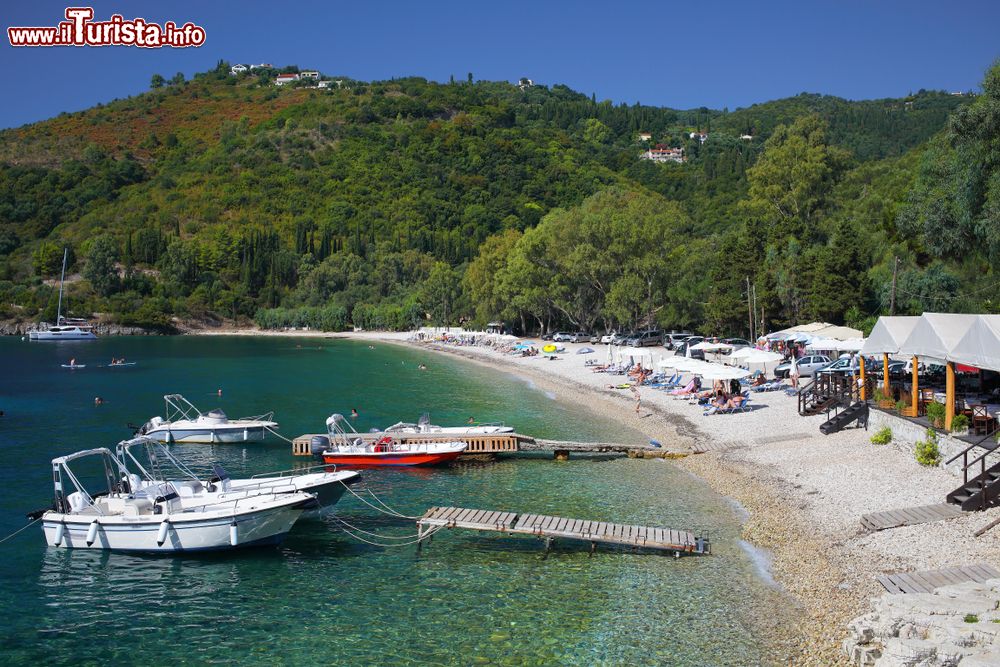 Immagine La spiaggia di Kerasia, vacanze di mare a Corfu, Mar Ionio della Grecia