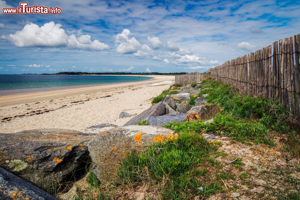 Immagine La spiaggia di Landrezac a Sarzeau in Bretagna