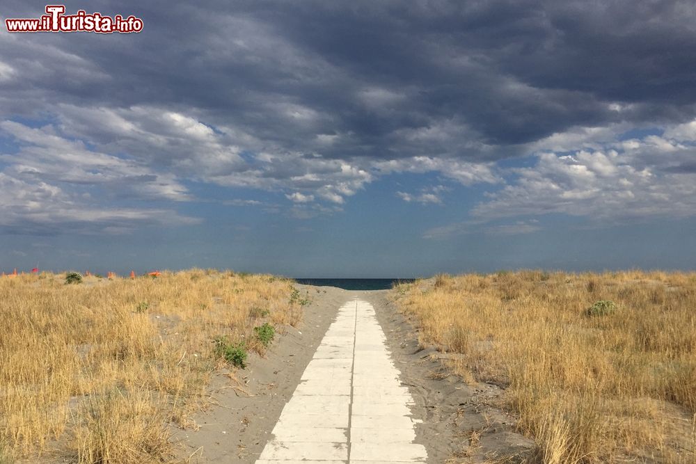 Immagine La spiaggia di Nova Siri sullo Jonio, bordata da dune costiere, in Basilicata